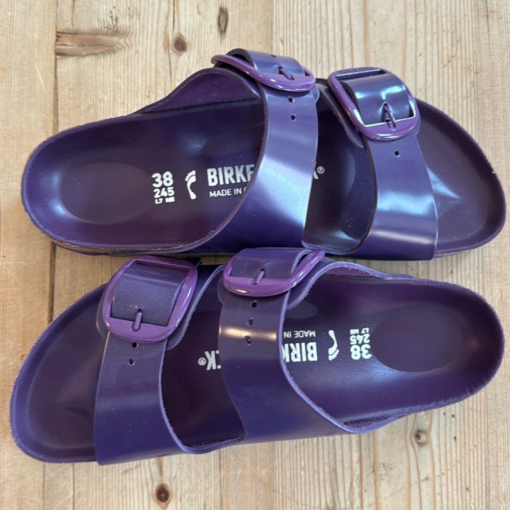 Purple Birkenstocks